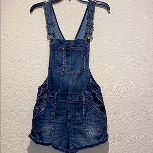 Denim overalls
